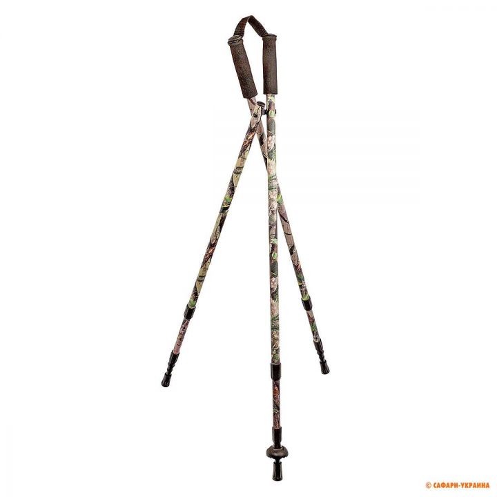 Трипод під зброю Seeland Shooting Stick, довжина від 91 до 170 см, колір сamo 