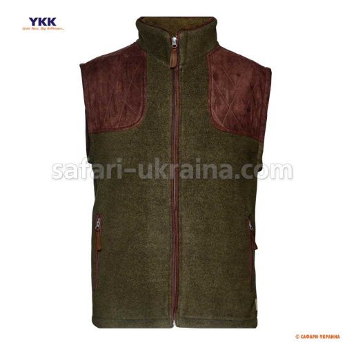 Флісовий мисливський жилет Seeland William II fleece waistcoat, колір Pine green Флісовий мисливський жилет Seeland William II fleece waistcoat, колір Pine green