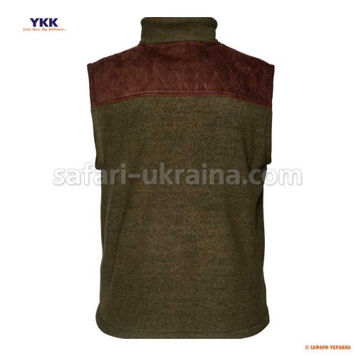Флісовий мисливський жилет Seeland William II fleece waistcoat, колір Pine green 