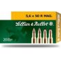 Патрон Sellier & Bellot кал.5,6х50 R Mag, пуля SP, масса 3,24 г/ 50 гр