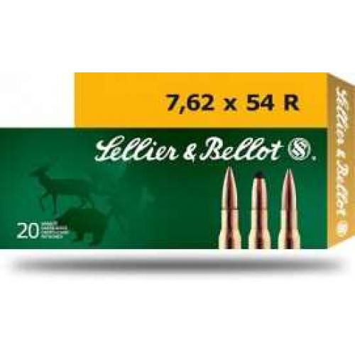 Патрон Sellier & Bellot кал.7,62х54R, куля FMJ, маса 11,7 г 