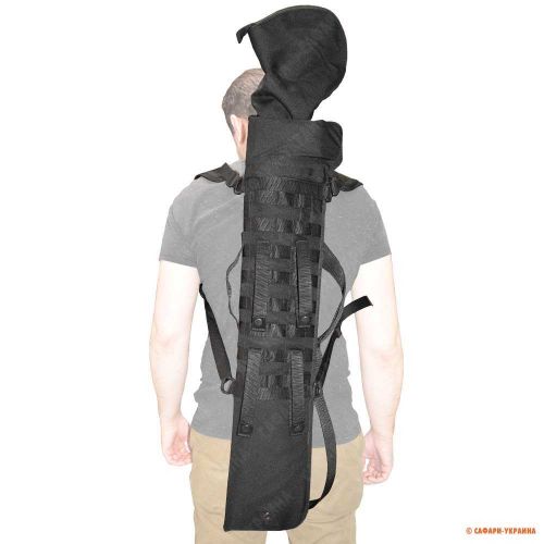 Скаббард для помпового ружья Shaptala, система MOLLE, черный, 80х15см