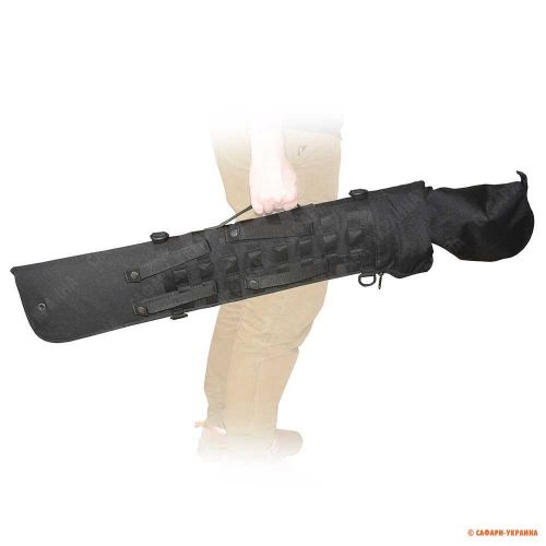 Скаббард для помпового ружья Shaptala, система MOLLE, черный, 80х15см