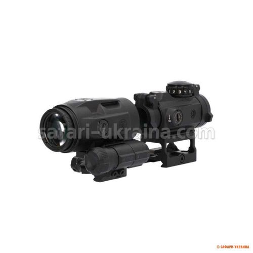COMBO Kit Sig Optics ROMEO-MSR 2 MOA RED DOT, JULIET3-MICRO 3X22MM Magnifier