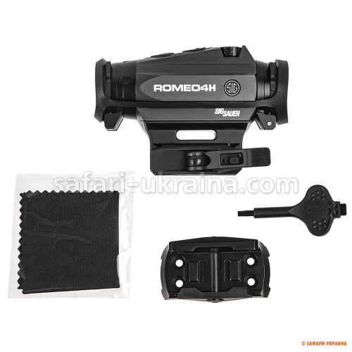 Прицел коллиматорный Sig Sauer Optics Romeo 4H, Ballistic Circle Dot, 0.5 MOA Adj, Graphite