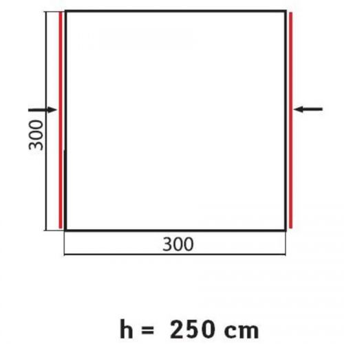 Шатер садовий 3 х 3 м Sol Bungalow, арт.SLT-015.06 