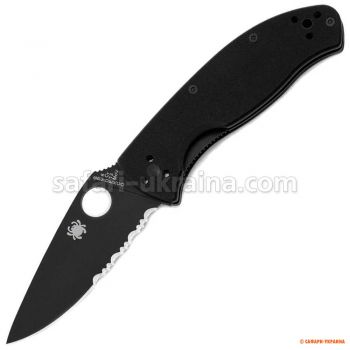 Нож Spyderco Tenacious Black, длина клинка 86 мм