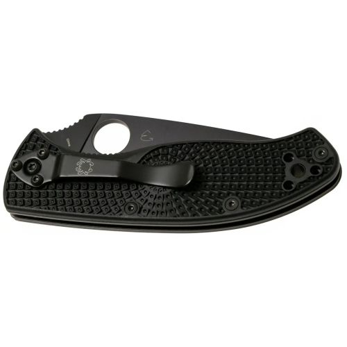 Нож Spyderco Tenacious Black Blade Half Serrated Lightweight