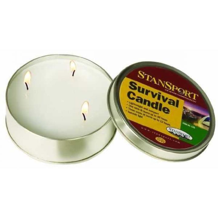 Туристическая свеча походная Stansport Survival Candle
