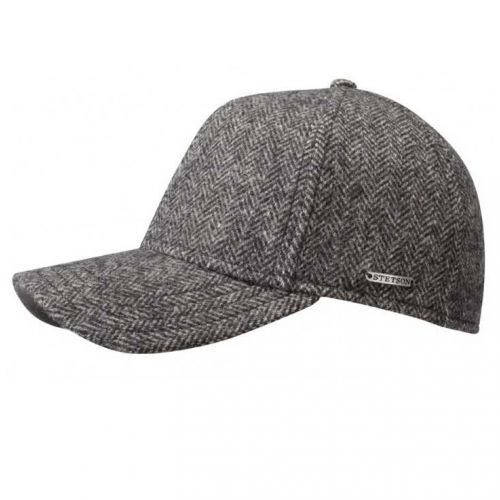 Кепка шерстяная мужская Stetson Baseball Cap Woolrich Herringbone, 7720502-333