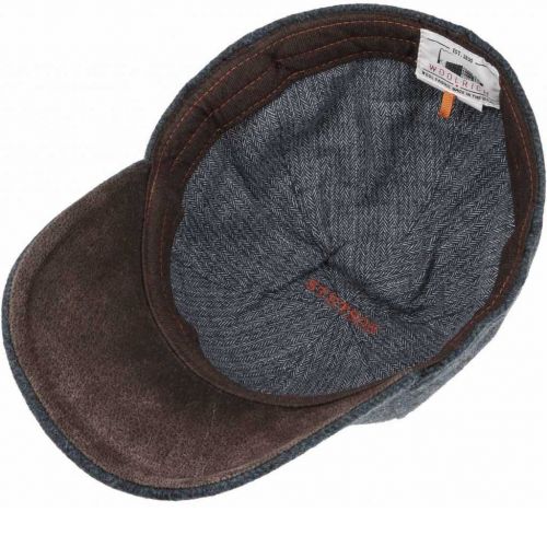 Кепка шерстяная мужская Stetson Baseball Cap Woolrich Herringbone, 7720502-323