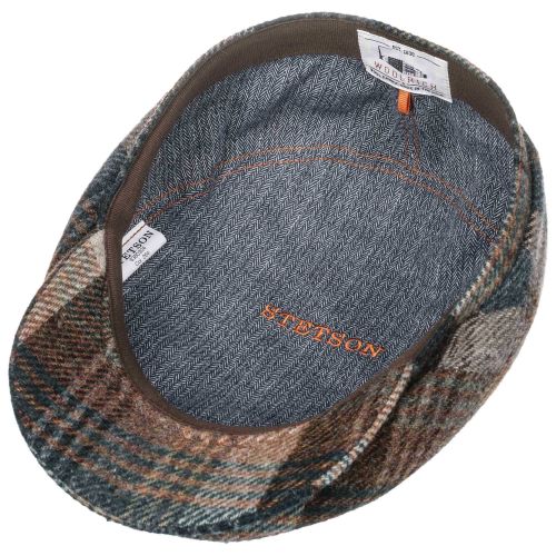 Мужская шерстяная кепи Stetson Driver Cap Woolrich Check, 6380304-264