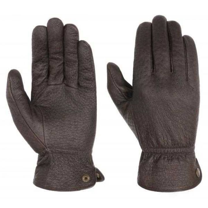Перчатки мужские кожаные Stetson Gloves Peccary, 9497904-62