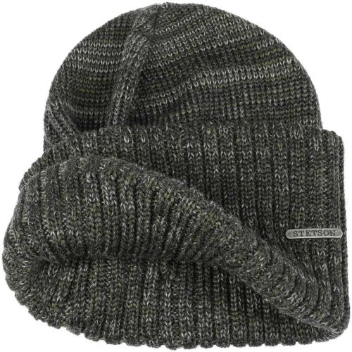 Шерстяная шапка мужская Stetson Beanie Virgin Wool Melange, 8519303-3