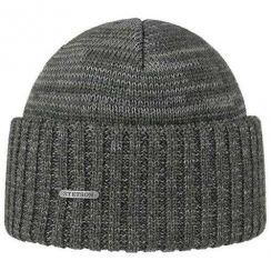 Шерстяна шапка чоловіча Stetson Beanie Virgin Wool Melange, 8519303-53