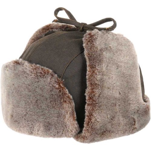 Шапка вушанка чоловіча зимова Stetson Bomber Cap CO/PES Fake Fur, 9231104-6 