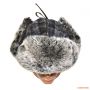 Мужская шапка ушанка Stetson Stevens, натуральный мех кролика