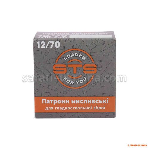 Патрон STS охотничьи кал. 12/70, дробь №5 (3.0 мм), навеска 28 г (за шт.) Патрон STS охотничьи кал. 12/70, дробь №5 (3.0 мм), навеска 28 г (за шт.)