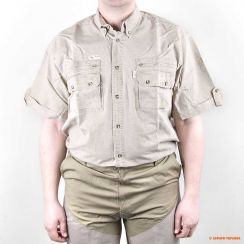 Сорочка з коротким рукавом для сафарі Tag Safari Bush, 100% бавовна, пісочна