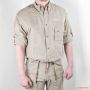 Сорочка для сафарі з 100% бавовни Tag Safari Men`s hunter shirt, пісочна 