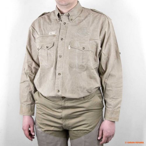 Рубашка для сафари Tag Safari Safari, 100% хлопок, песочная