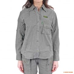 Рубашка женская для стрельбы Tag Safari Hunter, 100% хлопок, серая