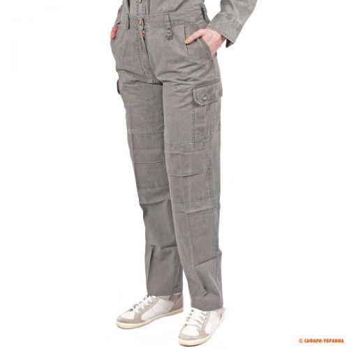 Брюки женские для сафари Tag Safari Ladies Hanter Pants, 100% хлопок, серые
