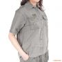 Женская рубашка с коротким рукавом Tag Safari Ladies Trail Shirt, 100% хлопок, серая