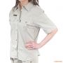 Женская рубашка с коротким рукавом Tag Safari Ladies Trail Shirt, 100% хлопок, бежевая