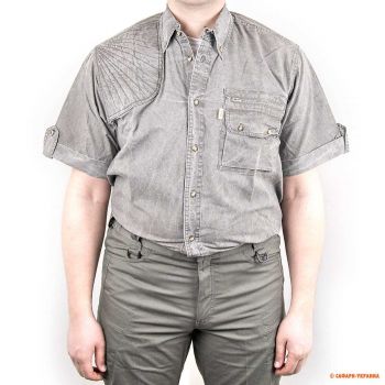 Рубашка для сафари Tag Safari Men`s hunter shirt, 100% хлопок, серая