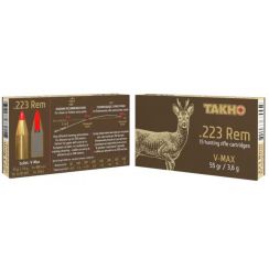 Патрон нарізний Тахо, кал.223 Rem, тип кулі: V-MAX, вага кулі: 55grs / 3.6 г