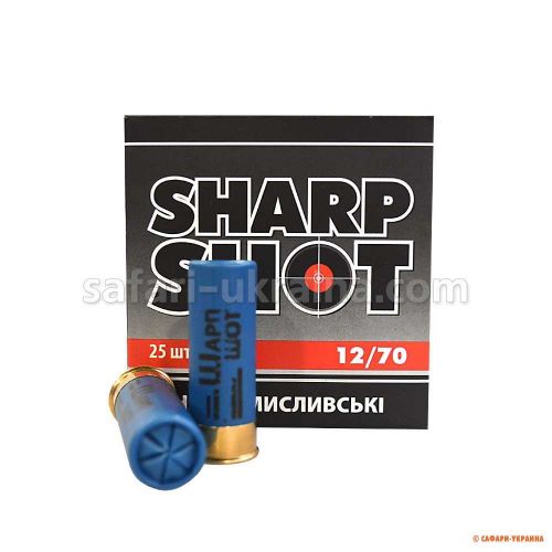 Охотничий патрон Тахо Sharp Shot, кал.12/70, №1, навеска 34г (в контейнере)
