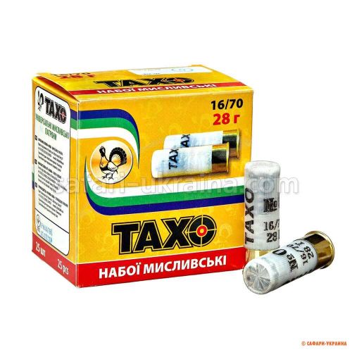 Патрон Тахо, кал.16/70, дріб № 7, наважка 28 г 