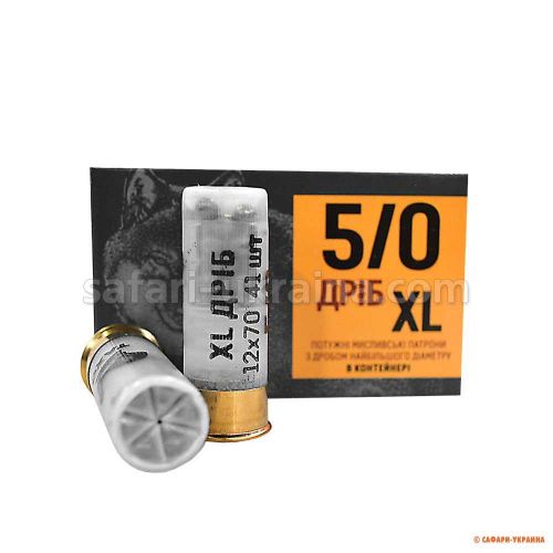 Патрон Тахо Дріб XL, кал.12/70, №00000, 35-36 г (в контейнері) 