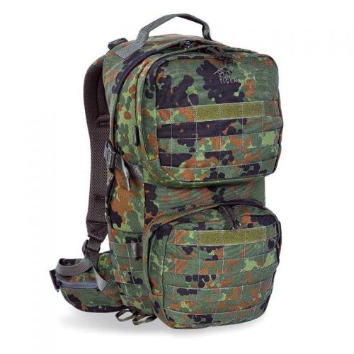 Военный рюкзак Tasmanian Tiger Combat Pack, 50 х 28 х 12 см, объем 22 л, цвет: flecktarn Военный рюкзак Tasmanian Tiger Combat Pack, 50 х 28 х 12 см, объем 22 л, цвет: flecktarn