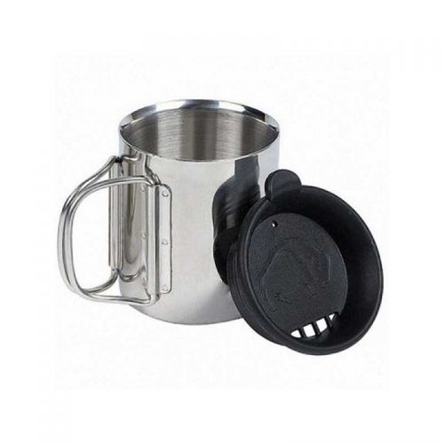 Термокружка з кришкою Tatonka Thermo Mug, складні ручки, об`єм 250 мл 