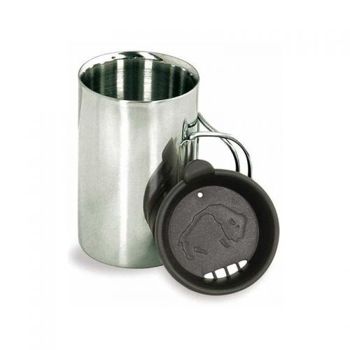 Термокружка з кришкою Tatonka Thermo Mug, складні ручки, об`єм 350 мл 