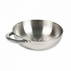 Миска з нержавіючої сталі Tatonka Bowl with Grip S, арт. TAT 4036.000, з ручкою
