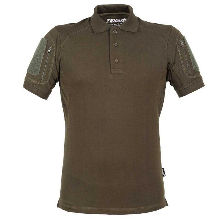 Футболка з коротким рукавом Texar Polo shirt Elite Pro колір: Olive 