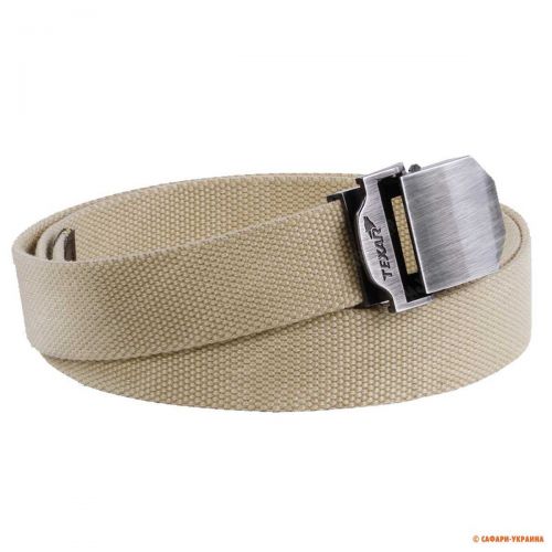 Чоловічий тактичний ремінь Texar belt, бавовна, колір khaki 