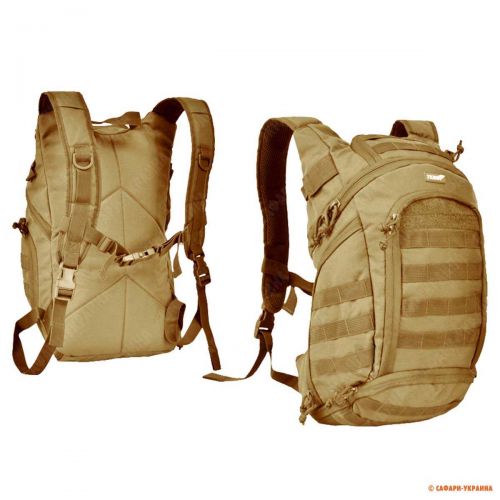 Рюкзак тактичний Texar Cober, 45 x 35 x 20 см, об`єм 25 л, колір: coyote 