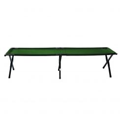 Розкладушка туристична Texsport Jumbo, зелена, 208 х 79 х 46 см, до 136 кг