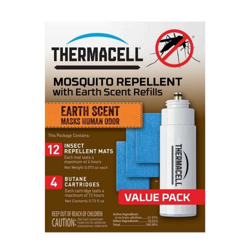 Комплект картриджів для репелента ThermaCELL E-4 Mosquito Repellent Earth Scent (запах земли), 48 ч 