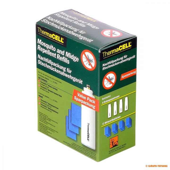 Комплект картриджей для репеллента ThermaCELL R-4 Mosquito Repellent (48 ч)