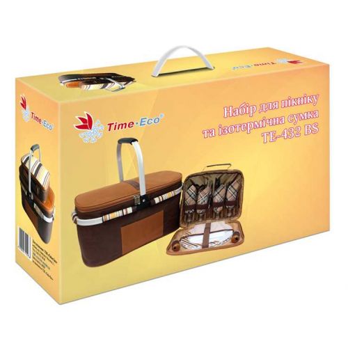 Набор для пикника с термосумкой Time Eco TE-432 BS (6215028110936)
