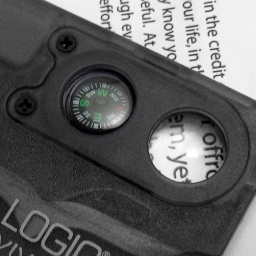 Нож для выживания - кредитка Tool Logic Survival Card, металл