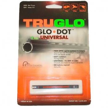 Мушка универсальная Truglo Glo-Dot Universal, на прицельную планку более 6мм, оранжевая