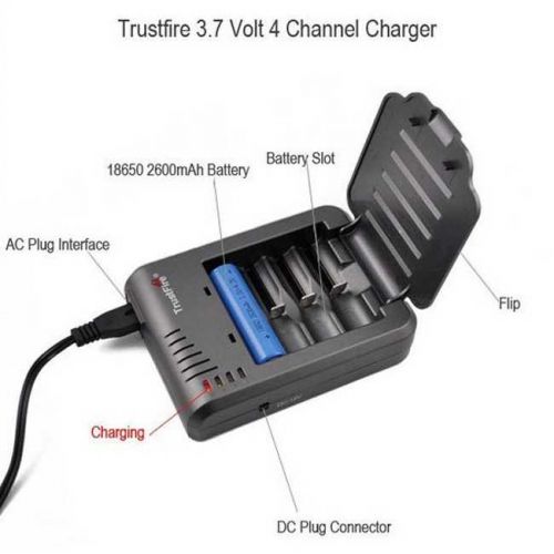 Зарядное устройство 4x18650, 16340 TrustFire TR-003
