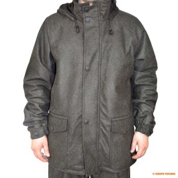 Зимняя куртка для охоты Tusker Micro-Loden Parka, водонепроницаемая, оливковая