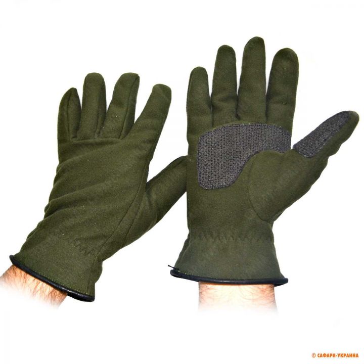 Перчатки термо для охоты Tusker Thermo-Handschuhe, оливковые